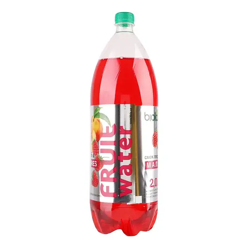 Напиток Biola Fruit Water со вкусом персика и малины 2 л - фото 4