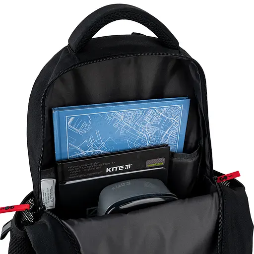 Рюкзак GoPack Education 182M Born To Win Чорний (GO26-182M-5) - фото 13