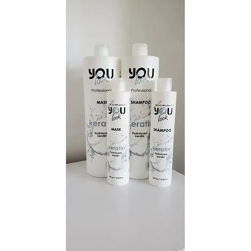 Шампунь You Look Professional Keratin Shampoo для восстановления волос 1000 мл  - фото 2