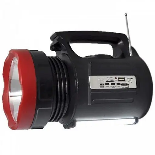 Потужний ліхтар YJ-2890 10W+22SMD (MP3+FM+Powerbank+3хOUT4V+ЗУ220В+3 режими) - фото 7