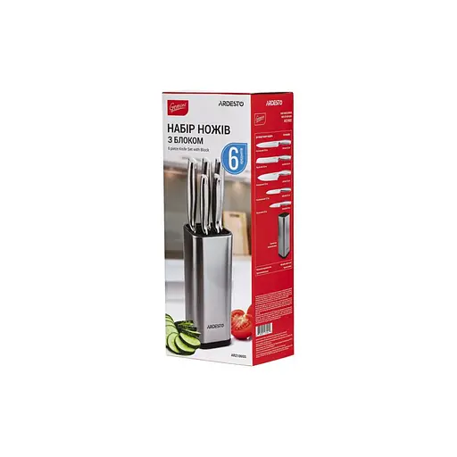 Набор ножей из 6 предметов Ardesto Gemini (AR2106SS) - фото 2