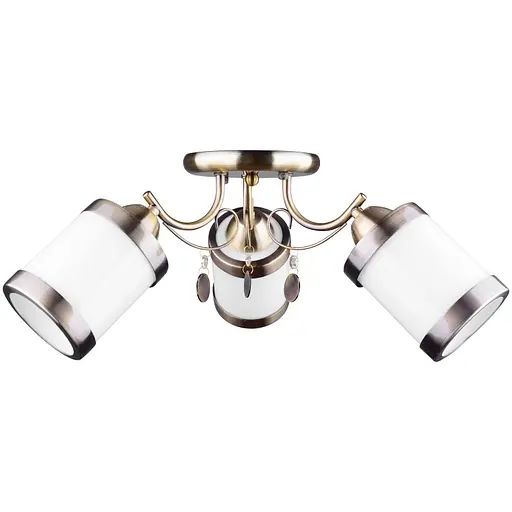 Люстра потолочная Brille классическая E27 60W BZ (LK-555C/3) - фото 3