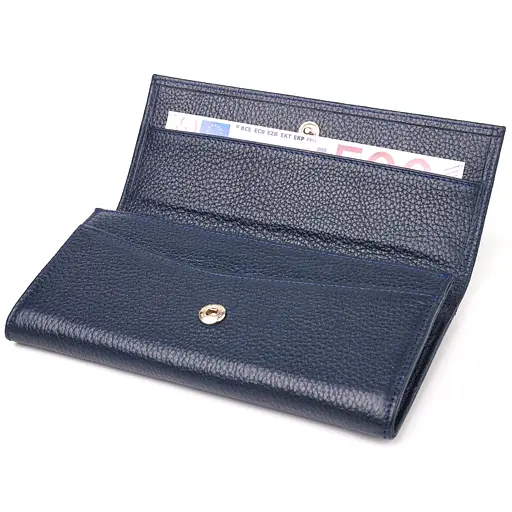 Женский кожаный кошелек Canpellini 19х9.2х2 см acs0025132 - фото 4