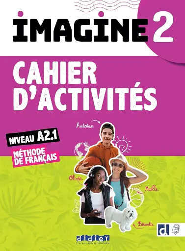 Imagine 2 - A2.1 Cahier d'activites + CD mp3 + didierfle.app