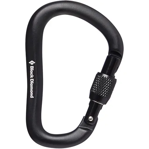 Карабин Black Diamond RockLock Screwgate Черный (1033-BD 210256.0002)