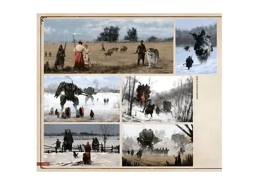 Артбук для игры Серп (Scythe) (Scythe: Art Book) (ISNB978-617-7756-48-3) - фото 3