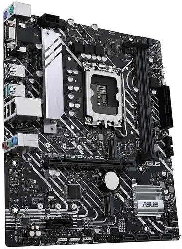Материнская плата Asus Prime H610M-A D4-CSM Socket 1700 - фото 4
