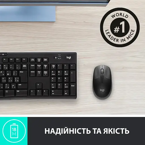 Мышь Logitech M190 Full-size wireless mouse Charcoal - фото 5