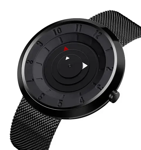 Класичний наручний годинник Skmei 9174 Чорний