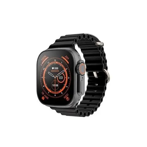 Сенсорные смарт-часы T800 Ultra Black (16074)