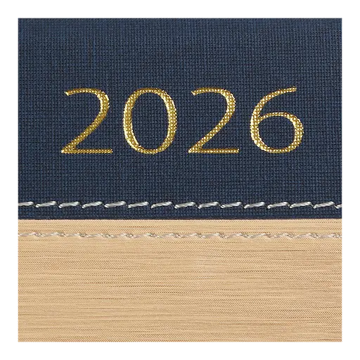 Ежедневник датированный Buromax Bark 2026 A5 искусственная кожа синий (BM.21144-02) - фото 6