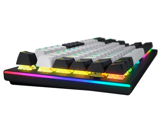 Клавиатура игровая механическая HATOR HTK-560ENG US Layout Black Gravity TKL Orange - фото 6