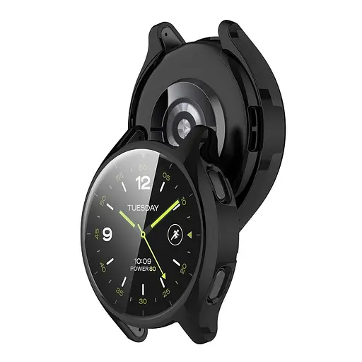 Захисний чохол Tamister для смартгодинника Xiaomi Watch 2 з плівкою чорний - фото 6