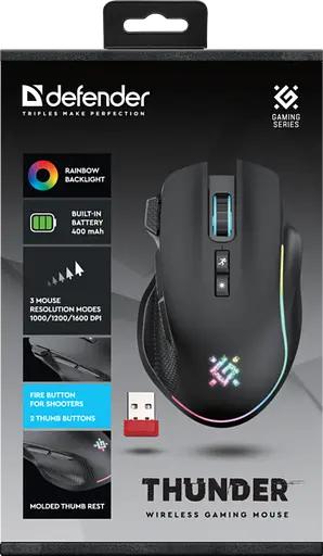 Миша Defender Thunder GM-213 (52213) - фото 6