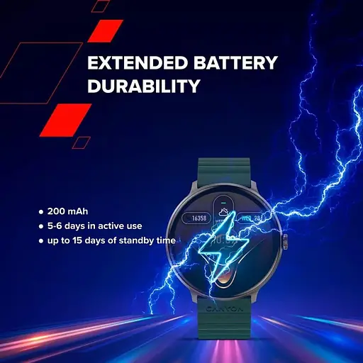 Навушники Canyon TWS OnRun 11 Sport Wireless charge Green (CNS-TWS11GR) - фото 6