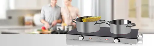 Электрическая плита на две конфорки 2800Вт Profi Cook PC-DKP 1211 - фото 3