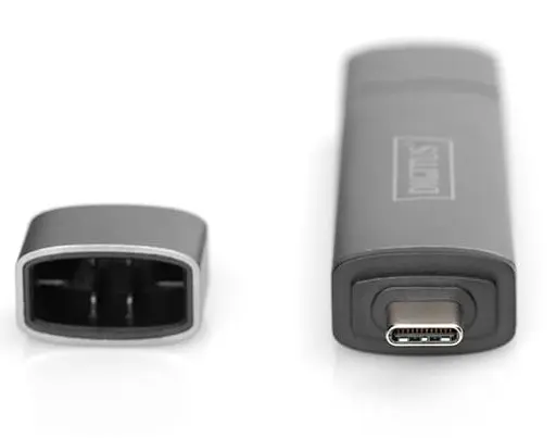 Кардрiдер Digitus USB-C/USB 3.0 SD/MicroSD (DA-70886) - фото 5