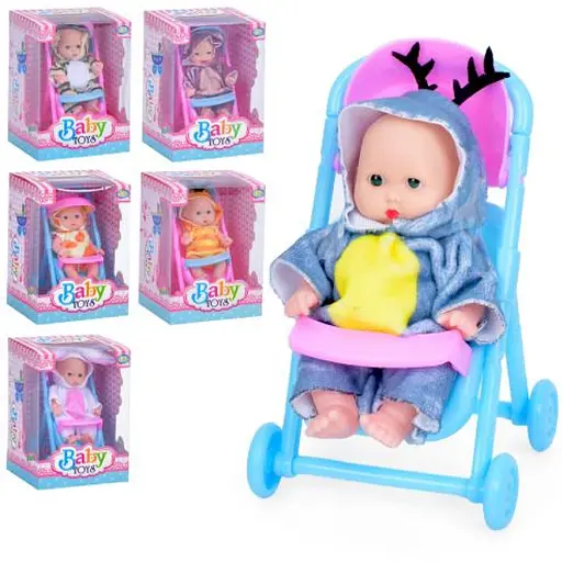 Пупс, 12 см, в коляске 14 см (в ассортименте) - фото 2