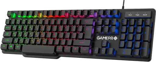 Клавиатура GamePro GK380 RGB Black - фото 3