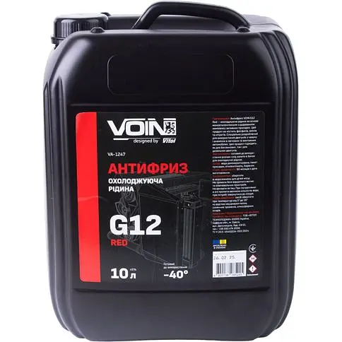 Антифриз Voin G12 Red 10 л (VA-1247) - фото 1