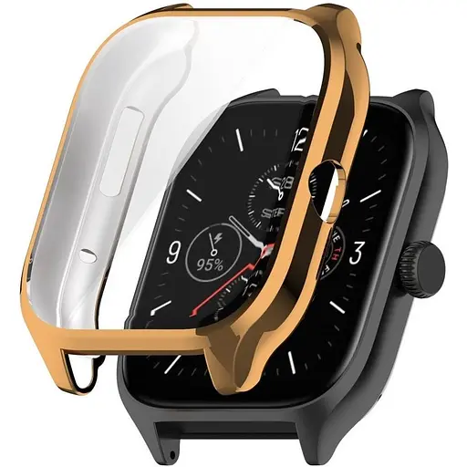 Захисний чохол Tamister для смартгодинника Amazfit GTS4 золотистий