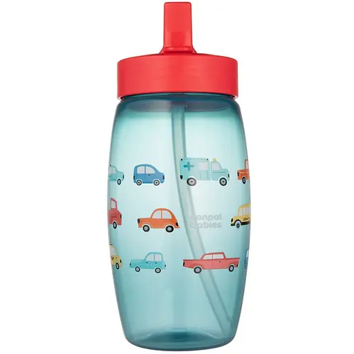 Бидончик Canpol babies со сложным носиком 400 мл автомобили голубой (56/618_blu) - фото 3