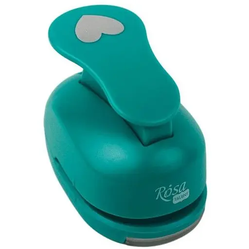 Фигурный дырокол Rosa Talent Сердце 1.6 см - фото 1