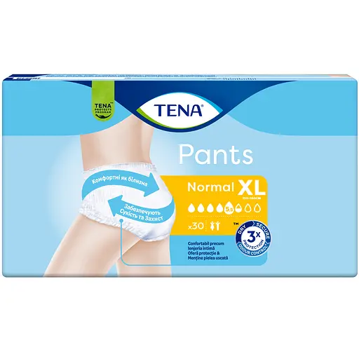Трусы-подгузники для взрослых Tena Pants Normal Extra Large 30 шт. - фото 2