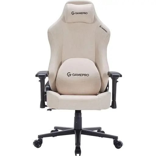Ігрове крісло GamePro FGC750G Fabric Beige (FGC750G) - фото 2