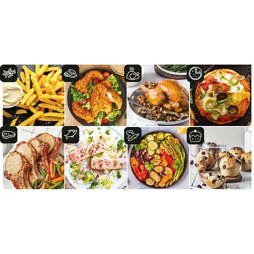 Мультипіч Tefal EasyFry&Grill Precision 1550 Вт сіра (EY505D15) - фото 22