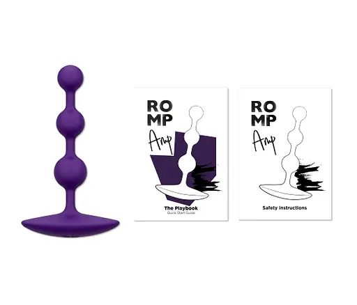 Анальные шарики Romp Amp, 13.5 см (фиолетовый) - фото 7