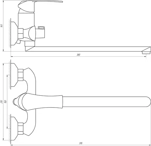 Змішувач для ванни Domino DCC-208 Хром - фото 5