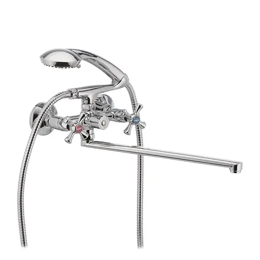 Смеситель для ванны Haiba Smes 140 HB0366 Хром - фото 1