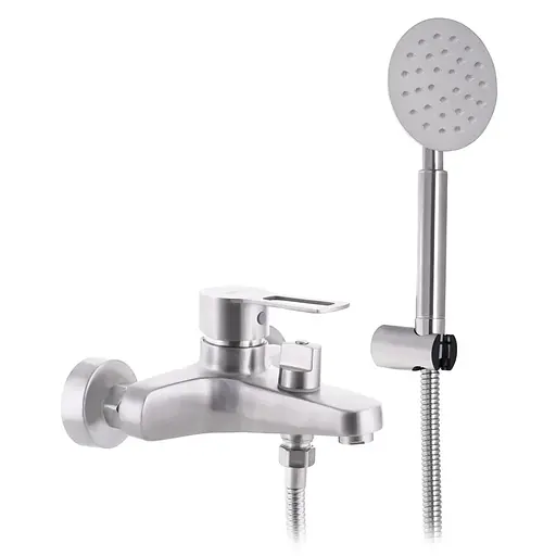 Змішувач для ванни Zerix HSB-009 ZX3158 Нержавіюча сталь - фото 1