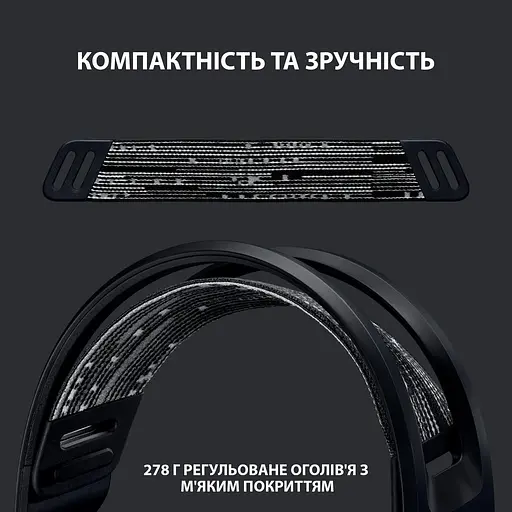 Игровая гарнитура Logitech G733 Lightspeed Wireless RGB Black (981-000864) - фото 2