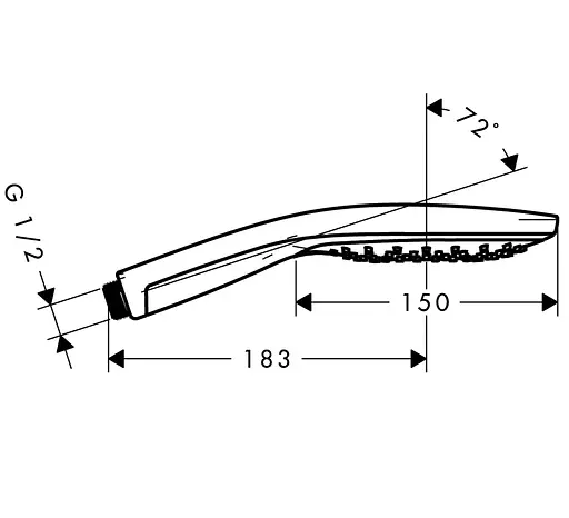 Ручной душ Hansgrohe Raindance Select S 150 3jet EcoSmart хром 28588000, Хром - фото 4
