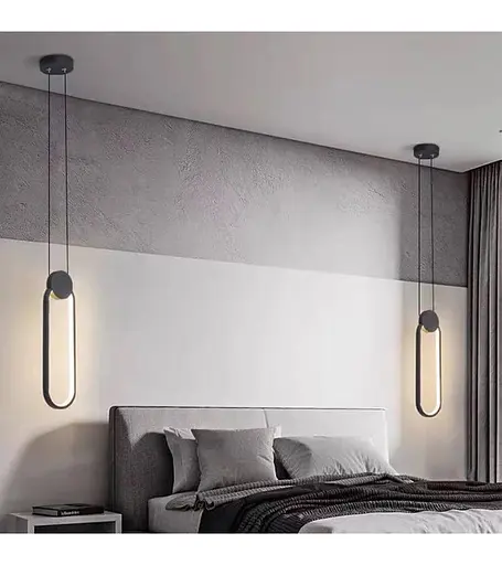 Люстра-підвіс Romin D821B чорний - фото 2