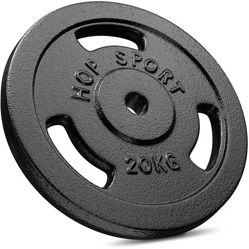 Сет з металевих дисків Hop-Sport Strong 2x20кг - фото 2
