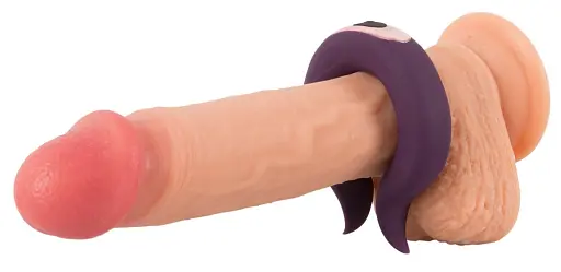 Эрекционное кольцо Couples Choice 8.7 см (фиолетовый) - фото 6