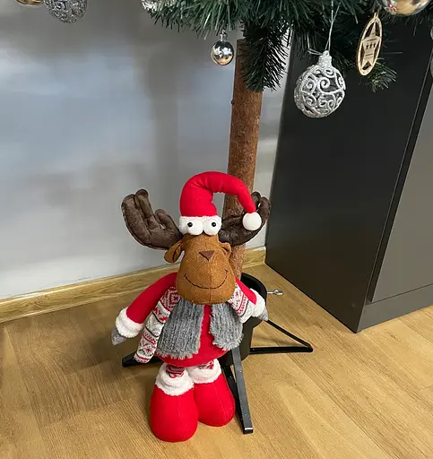 Різдвяний декоративний олень із телескопічними ніжками Ruhhy 88 см - фото 3