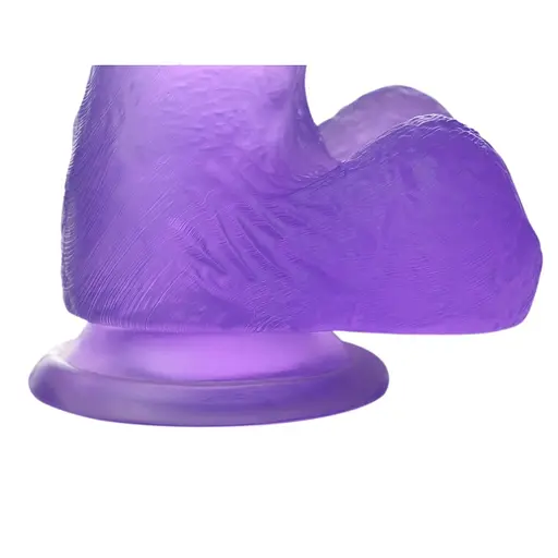 Фалоімітатор Jelly Studs Small 15.5 см фіолетовий - фото 4