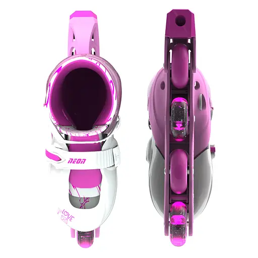 Ролики Neon Inline Skates Размер 34-37 Розовый - фото 3