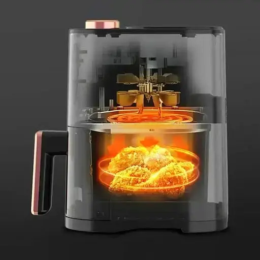 Аерофритюрниця безмасляна SuTai ST-606 6л 1000 Вт Чорна - фото 7