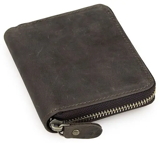 Мужской кожаный кошелек Vintage 10х11.5 см acs0015368 - фото 1