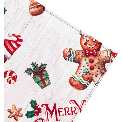 Ранер Ardesto Christmas Gingerbread 33 x 137 см красный (ART01HCG) - фото 4
