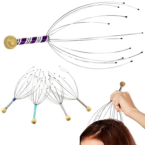 Масажер для голови акупунктурний ручний точковий "Мурашка", Yu Xin 85431 - фото 2