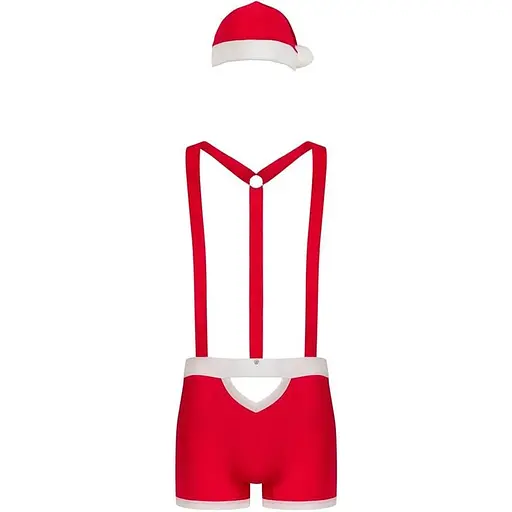 Чоловічий еротичний костюм Obsessive Санта-Клауса Obsessive Mr Claus S/M - фото 5