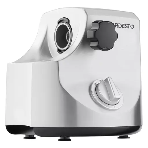 М'ясорубка Ardesto MGA-3000W, Inox, 3000Вт, 4 диски, соковижималка для томатів та ягід, насадки домашніх ковбасок та кеббе, реверс, 2.6кг/хв - фото 3