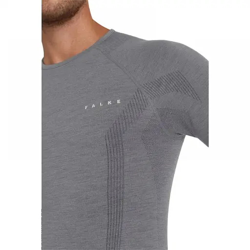 Термокофта Falke ESS Wool-Tech Man Grey Heather M (1097-33481-3757 M) - фото 3