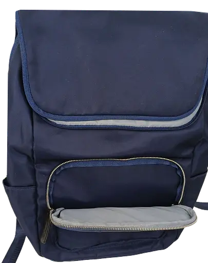 Женский городской рюкзак с вертикальной загрузкой 14L синий LS sum0028839 - фото 8